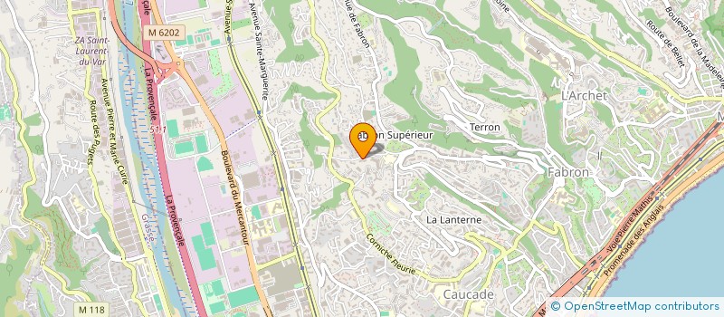 localisation de l'entreprise DARAGON INVEST  NICE