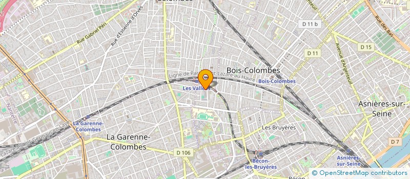 localisation de l'entreprise DARANA à BOIS-COLOMBES