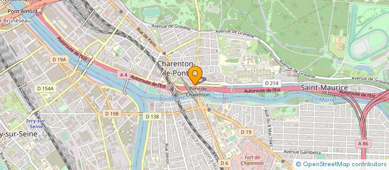 localisation de l'entreprise DARAUM à CHARENTON-LE-PONT
