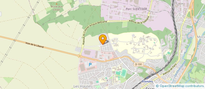 localisation de l'entreprise DARAVE  ETAMPES