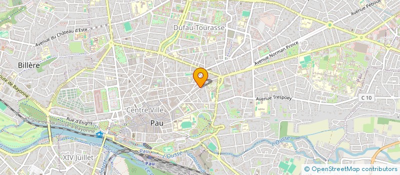 localisation de l'entreprise DARBELLI à PAU