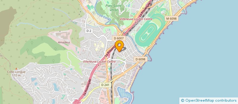 localisation de l'entreprise DARBERROUAGHIA à VILLENEUVE-LOUBET