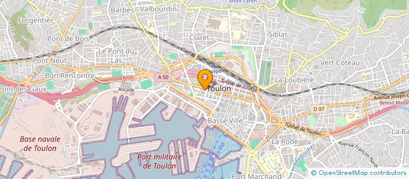 localisation de l'entreprise DARBO à TOULON