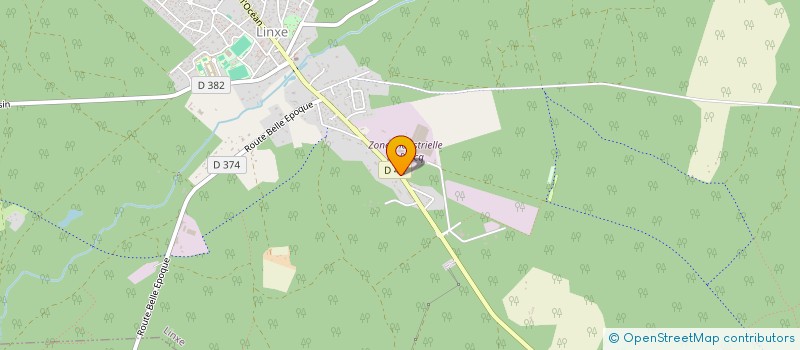 localisation de l'entreprise DARBO SAS à LINXE