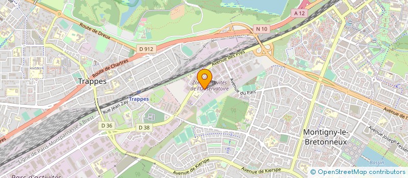 localisation de l'entreprise DARBOIS  MONTIGNY-LE-BRETONNEUX