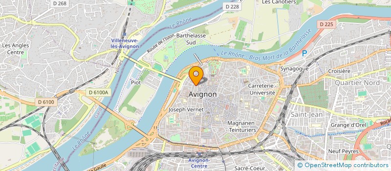 localisation de l'entreprise DARBOIS Y ET SABATHIER J  AVIGNON