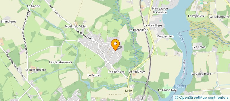 localisation de l'entreprise DARBROOK  LA CHAPELLE-SUR-ERDRE