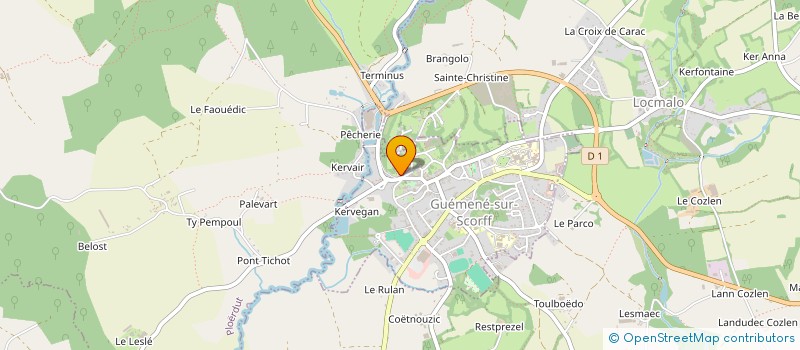 localisation de l'entreprise DARCEL à SEGLIEN