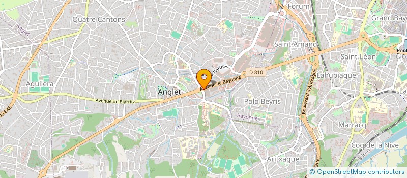 localisation de l'entreprise DARCO 64 à ANGLET