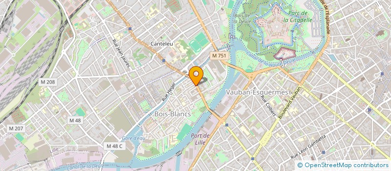 localisation de l'entreprise DARCOM à LILLE