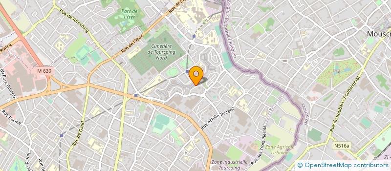 localisation de l'entreprise DARCOR à TOURCOING