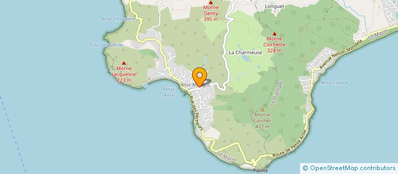 localisation de l'entreprise DARCOUP  LES ANSES-D'ARLET