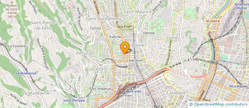 localisation de l'entreprise DARCOURT INVEST à NICE