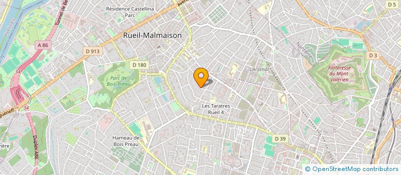localisation de l'entreprise DARCY à RUEIL-MALMAISON