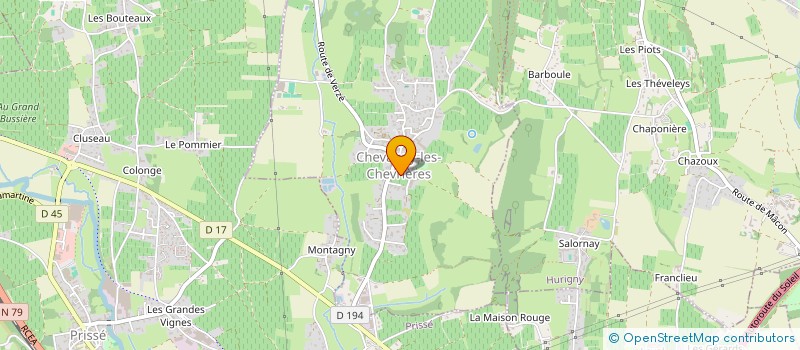 localisation de l'entreprise DARCY  CHEVAGNY-LES-CHEVRIERES