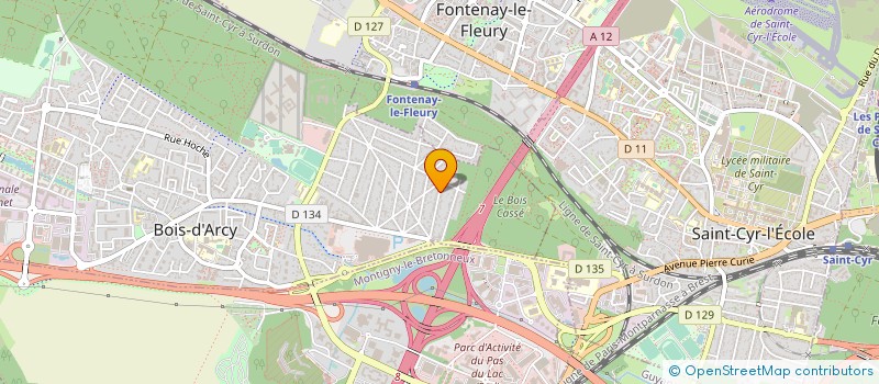 localisation de l'entreprise DARCYBAT à BOIS-D'ARCY