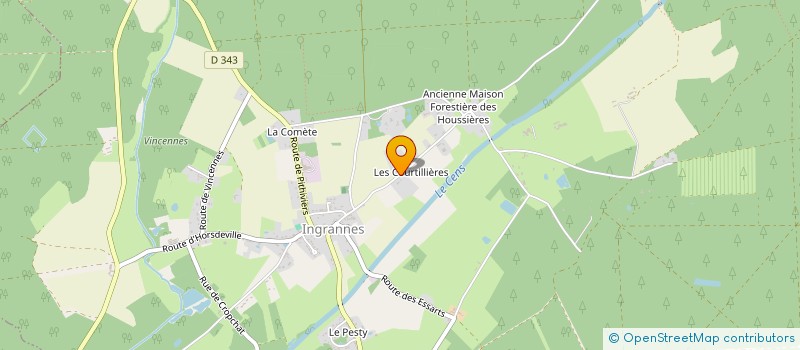 localisation de l'entreprise DARD45 à INGRANNES