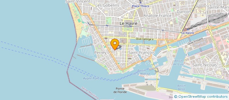 localisation de l'entreprise DARDAINE NICOLAS  LE HAVRE