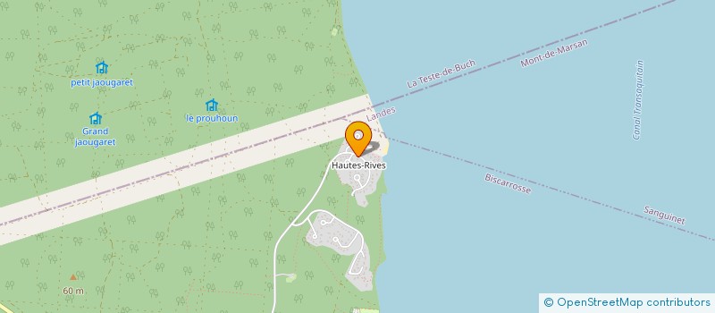 localisation de l'entreprise DARDALHON  BISCARROSSE