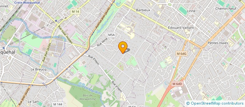 localisation de l'entreprise DARDELE à CROIX