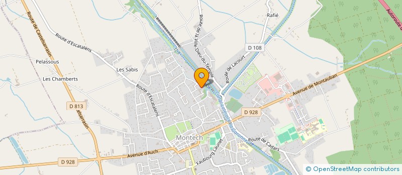 localisation de l'entreprise DARDENNE  MONTECH