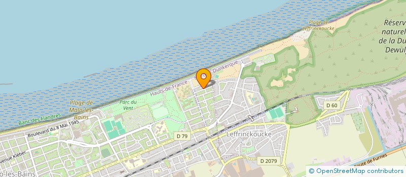 localisation de l'entreprise DARDILLAC - COISNE à DUNKERQUE