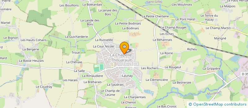 localisation de l'entreprise DARE  LA CHAPELLE-THOUARAULT