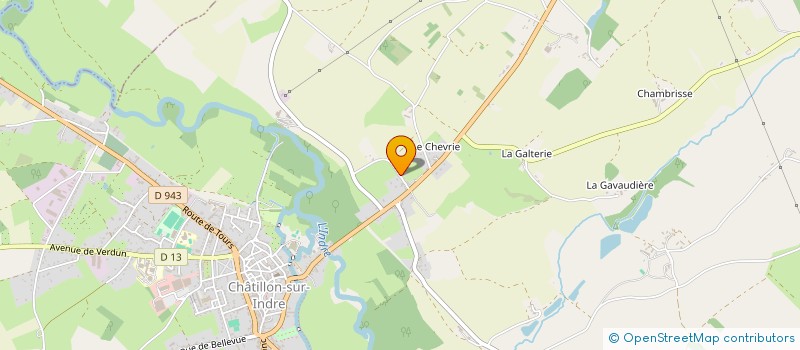 localisation de l'entreprise DARE ACCIPERE ASSOCIATION DE JEUNESSE DONNER LE MEILLEUR, RECEVOIR L'INATTENDU  CHATILLON-SUR-INDRE