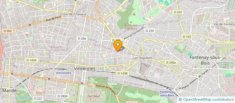 localisation de l'entreprise DARE COACHING AND MENTORING à FONTENAY-SOUS-BOIS