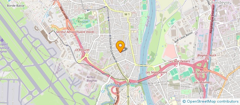 localisation de l'entreprise DARE CONSEILS à BLAGNAC