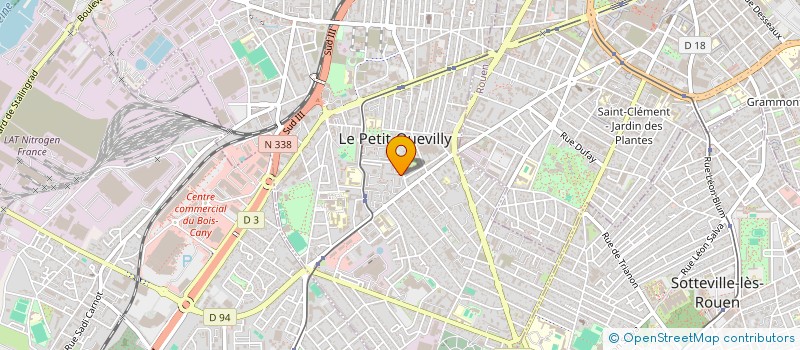 localisation de l'entreprise DARE IMMO à LE PETIT-QUEVILLY