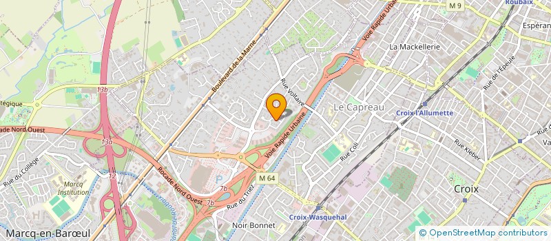 localisation de l'entreprise DARE INVEST  WASQUEHAL