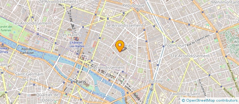 localisation de l'entreprise DAREAU SA à PARIS