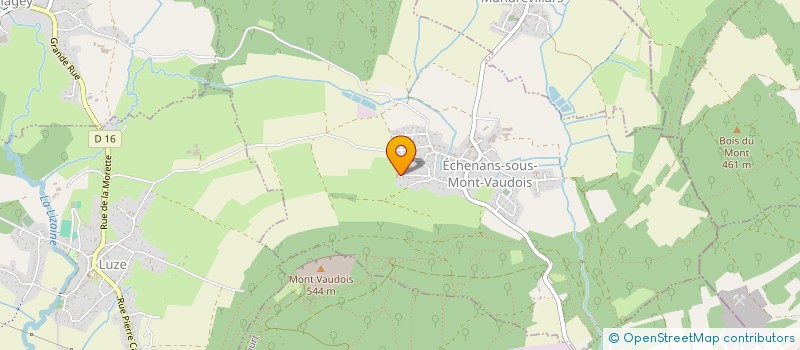 localisation de l'entreprise DAREAUSO  ECHENANS-SOUS-MONT-VAUDOIS