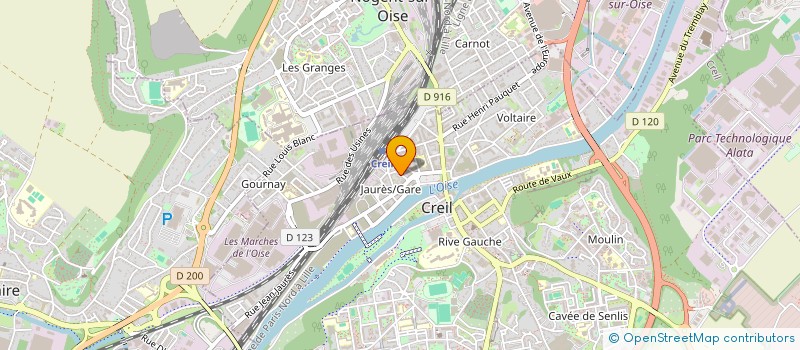 localisation de l'entreprise DAREL AFRIKANOS  CREIL