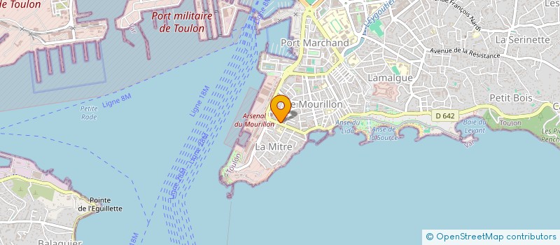 localisation de l'entreprise DARELA  TOULON