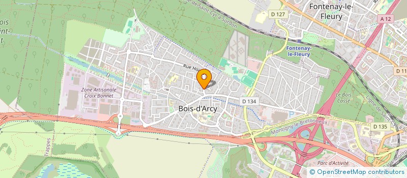 localisation de l'entreprise DARELITE 52 à BOIS D ARCY