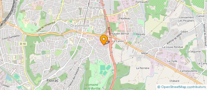 localisation de l'entreprise DAREMA TOPO à FLOIRAC
