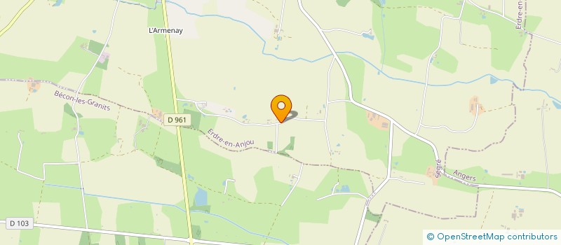 localisation de l'entreprise DAREMILISA  ERDRE-EN-ANJOU