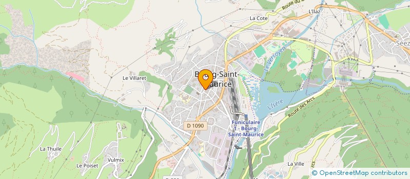 localisation de l'entreprise DARENTASIA à BOURG-SAINT-MAURICE