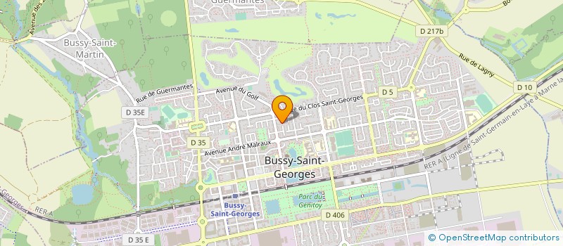 localisation de l'entreprise DAREZAT INTERACTIVE à BUSSY-SAINT-GEORGES