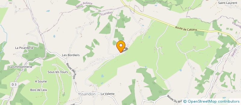 localisation de l'entreprise DARFEUILLE  YSSANDON