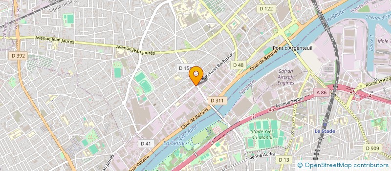 localisation de l'entreprise DARFI  ARGENTEUIL