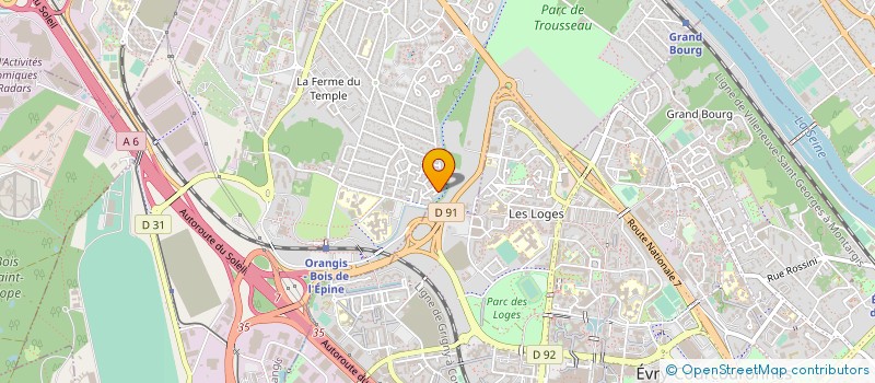 localisation de l'entreprise DARFILAL TAXI à RIS-ORANGIS