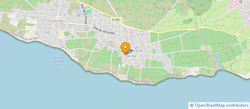 localisation de l'entreprise DARG-ONE  SAINTE-MARIE-DE-RE