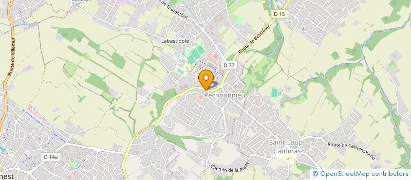 localisation de l'entreprise DARGAL  PECHBONNIEU