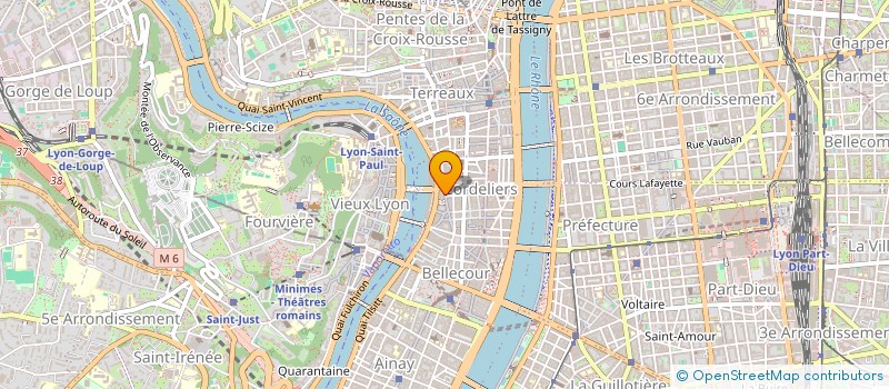 localisation de l'entreprise DARGAUD  LYON