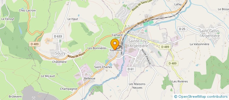 localisation de l'entreprise DARGAUD AUTOMOBILES à SOUZY