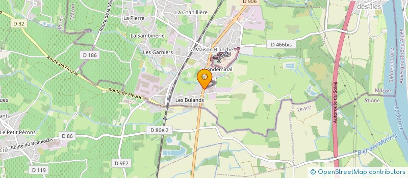 localisation de l'entreprise DARGAUD ET JAEGLE à ROMANECHE-THORINS
