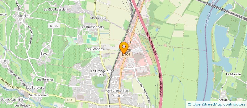 localisation de l'entreprise DARGAUD INVESTISSEMENTS  BUFFIERES